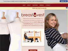 Tablet Screenshot of breastvest.co.uk